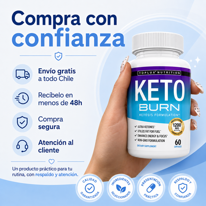 Keto Burn® | Apoyo para quemar grasa, energía y control de peso