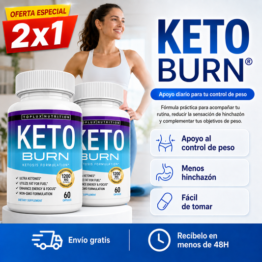 Keto Burn® | Apoyo para quemar grasa, energía y control de peso